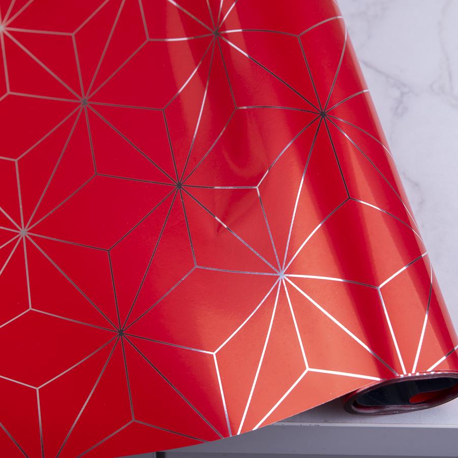 Пленка подарочная Красная 10 м 70 см (8527-1)