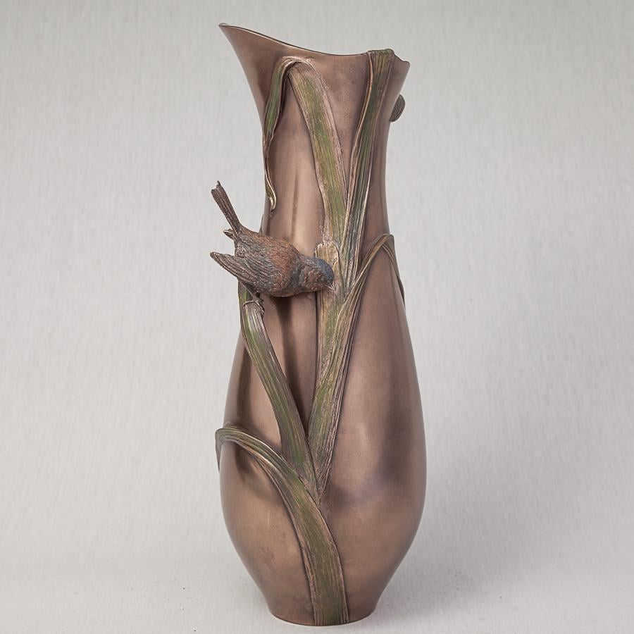 Ваза интерьерная Elisey Птичка в тростнике (10500V4)