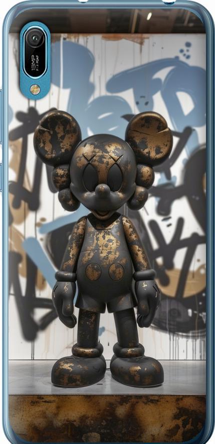 Чехол на Huawei Y6 2019 Bronze kaws v2 (6098t-1666-42517)