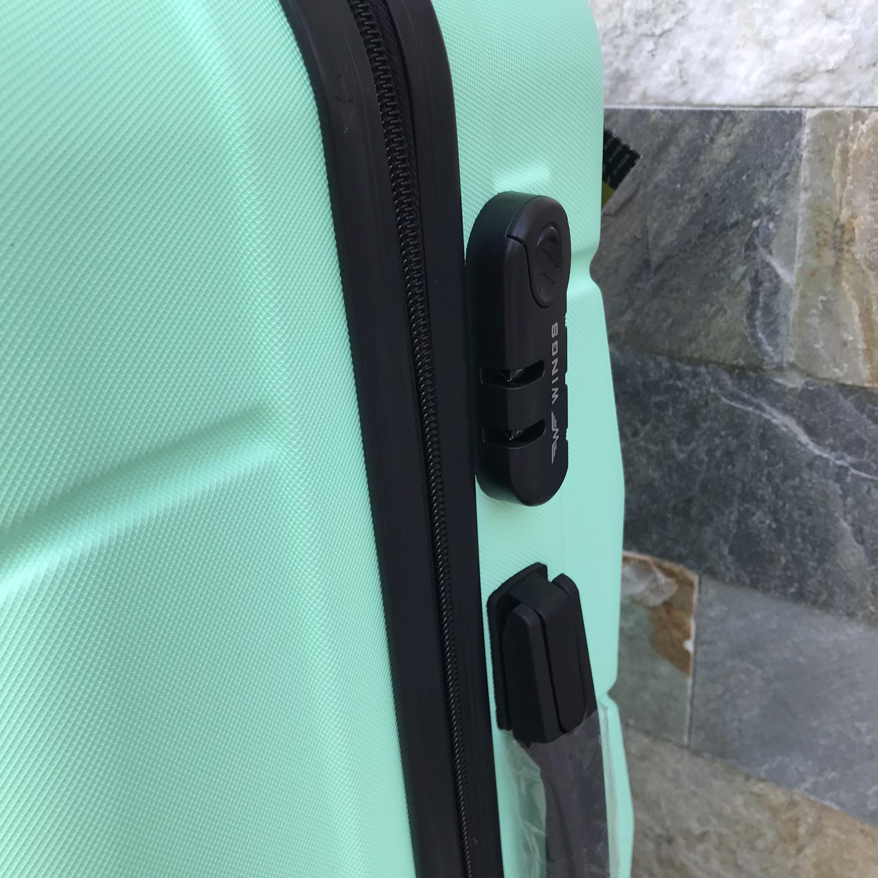 Валіза дорожня Wings 147 з полікарбонату М 65х43х26 см М'ятний (10880843) - фото 6 Валіза дорожня Wings 147 з полікарбонату М 65х43х26 см М'ятний (10880843) - фото 6