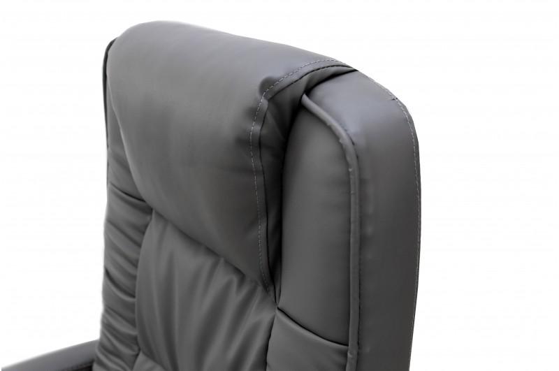 Офісне крісло Comfort Line Focus шкірзам Сірий (FCSG-113525) - фото 9