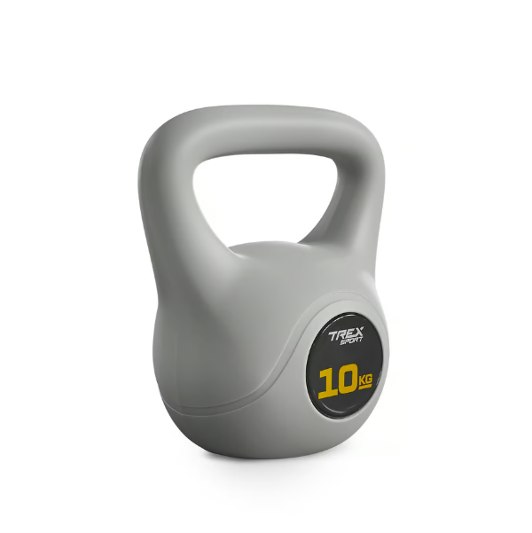 Гиря вінілова TREX Sport TX-010CKB 10 кг Сірий (4611) - фото 2 Гиря вінілова TREX Sport TX-010CKB 10 кг Сірий (4611) - фото 2
