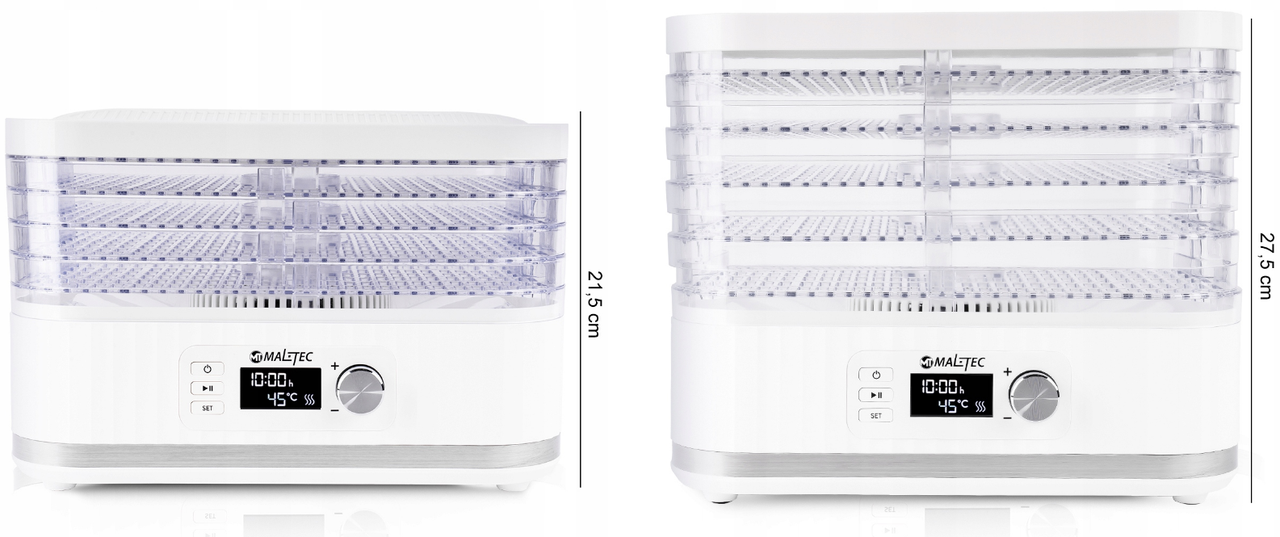 Сушарка для фруктів та овочів Maltec 450 Вт (1926238672) - фото 7 Сушарка для фруктів та овочів Maltec 450 Вт (1926238672) - фото 7