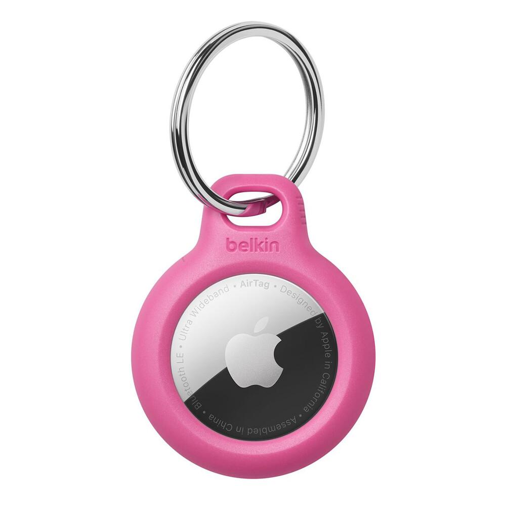 Тримач для смарт-трекера Belkin Secure Holder with Key Ring AirTag Рожевий (F8W973BTPNK) - фото 4