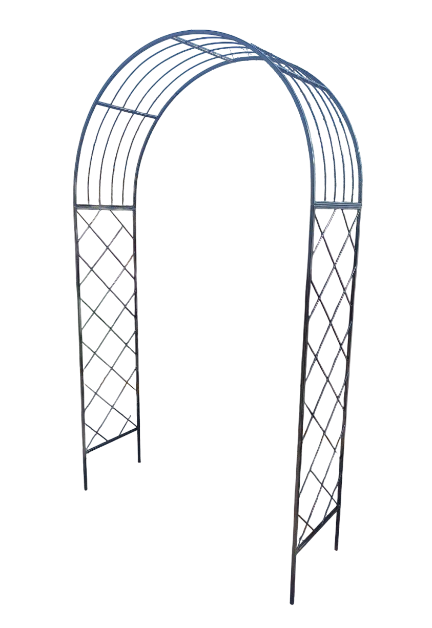 Арка садовая для растений металлическая 230х150х50 см (28282812)