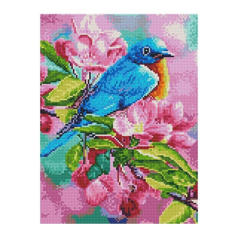 Алмазная мозаика на подрамнике Rainbow Art Синичка 40х30 см (EJ1367)