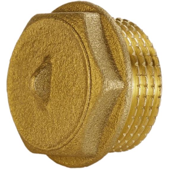 Заглушка латунна VA А1009А 1" ЗР штампована (GSR-000025660) Заглушка латунна VA А1009А 1" ЗР штампована (GSR-000025660)