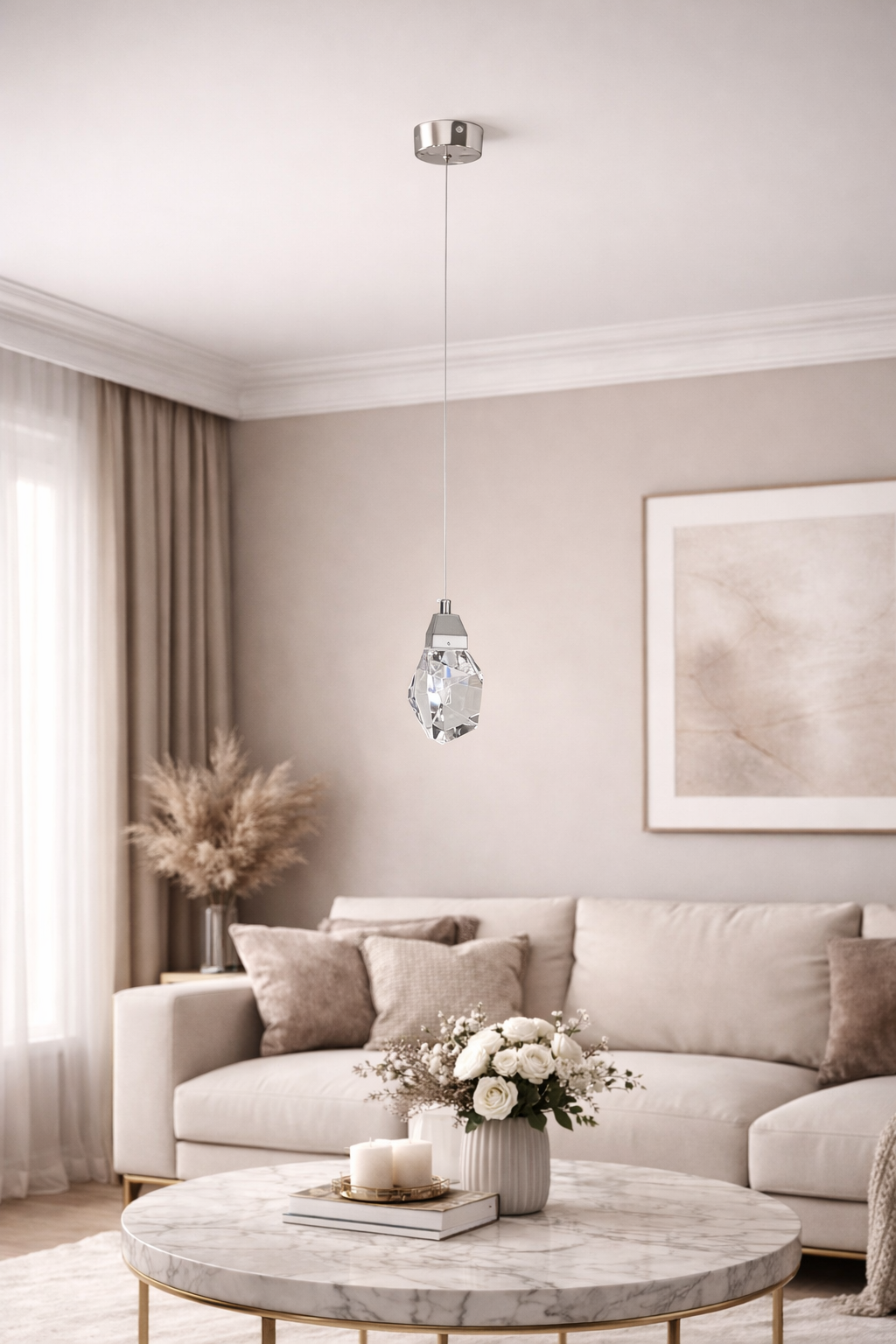 Подвесной светильник Gemstone Light LED белый свет 3W (20365/1СН)
