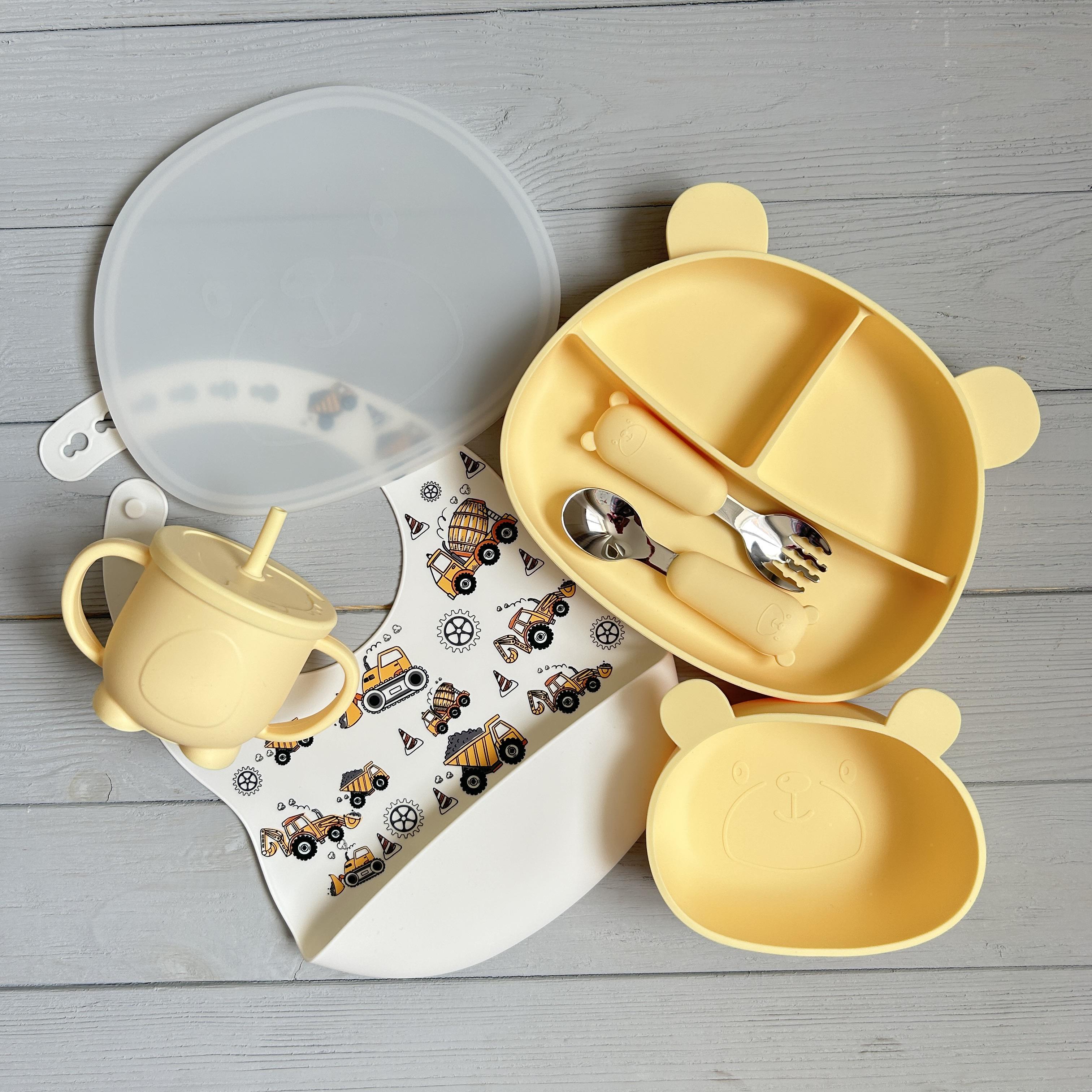 Детская посуда силиконовая Мишка BPR img_e9182 Y11 Желтый (65506) - фото 2 Детская посуда силиконовая Мишка BPR img_e9182 Y11 Желтый (65506) - фото 2