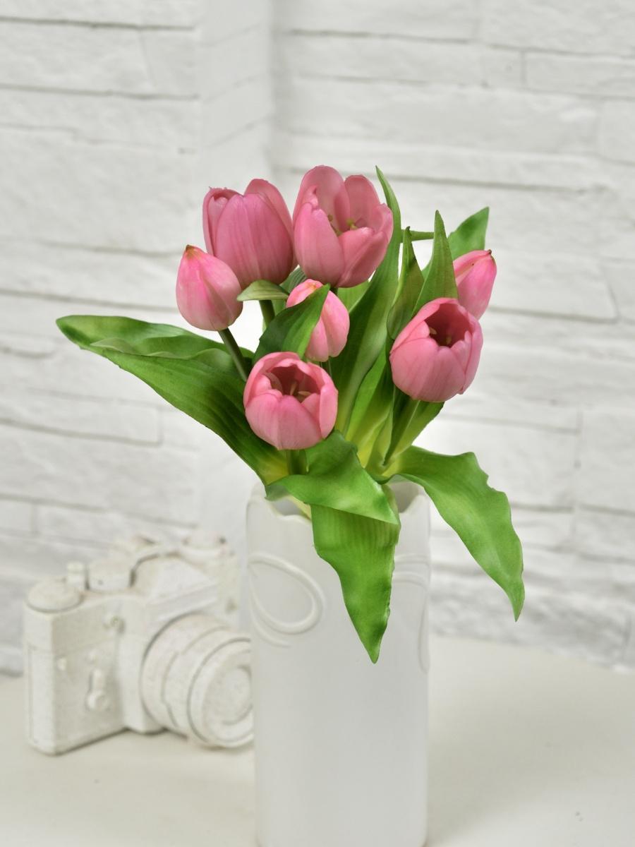 Тюльпан букет Indigo Premium 7 голов 30 см Сиреневый (73229-5) - фото 3 Тюльпан букет Indigo Premium 7 голов 30 см Сиреневый (73229-5) - фото 3