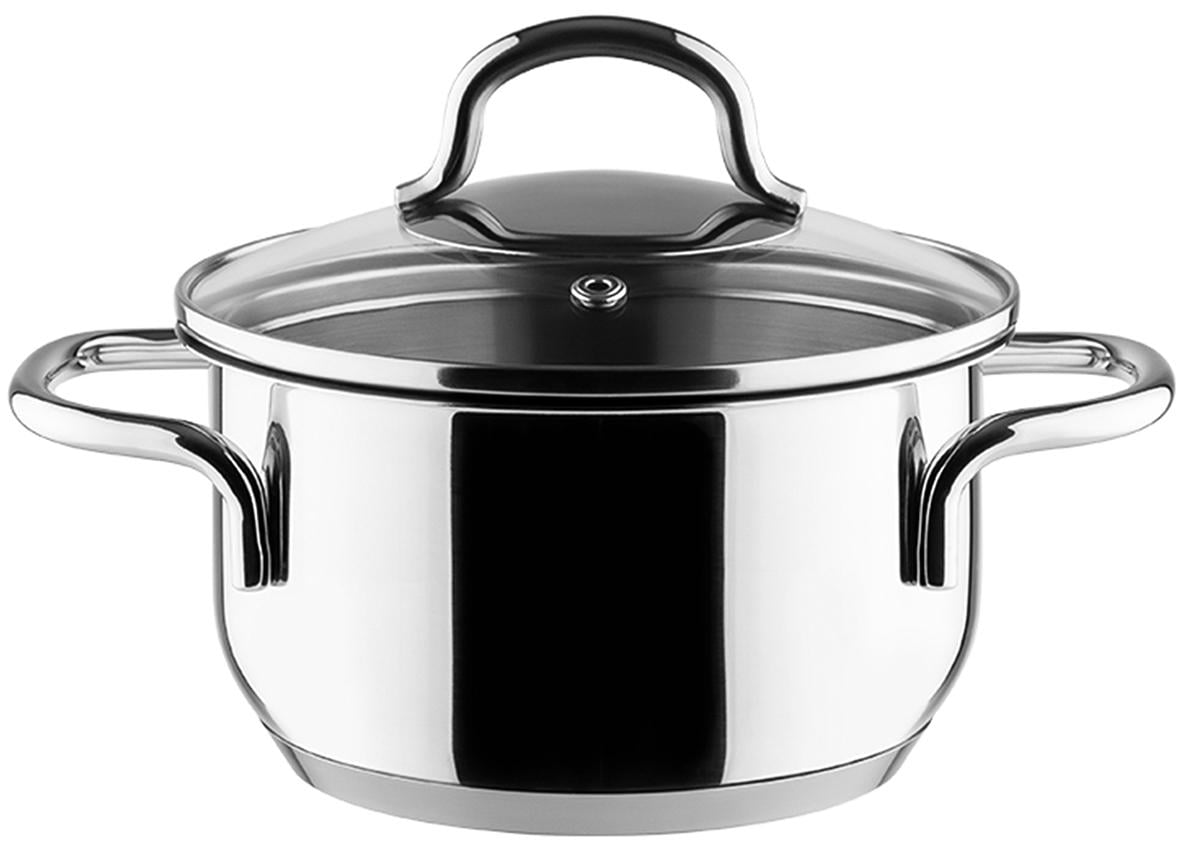 Кастрюля Vinzer Techno 0,7л с крышкой 12 см (50076)