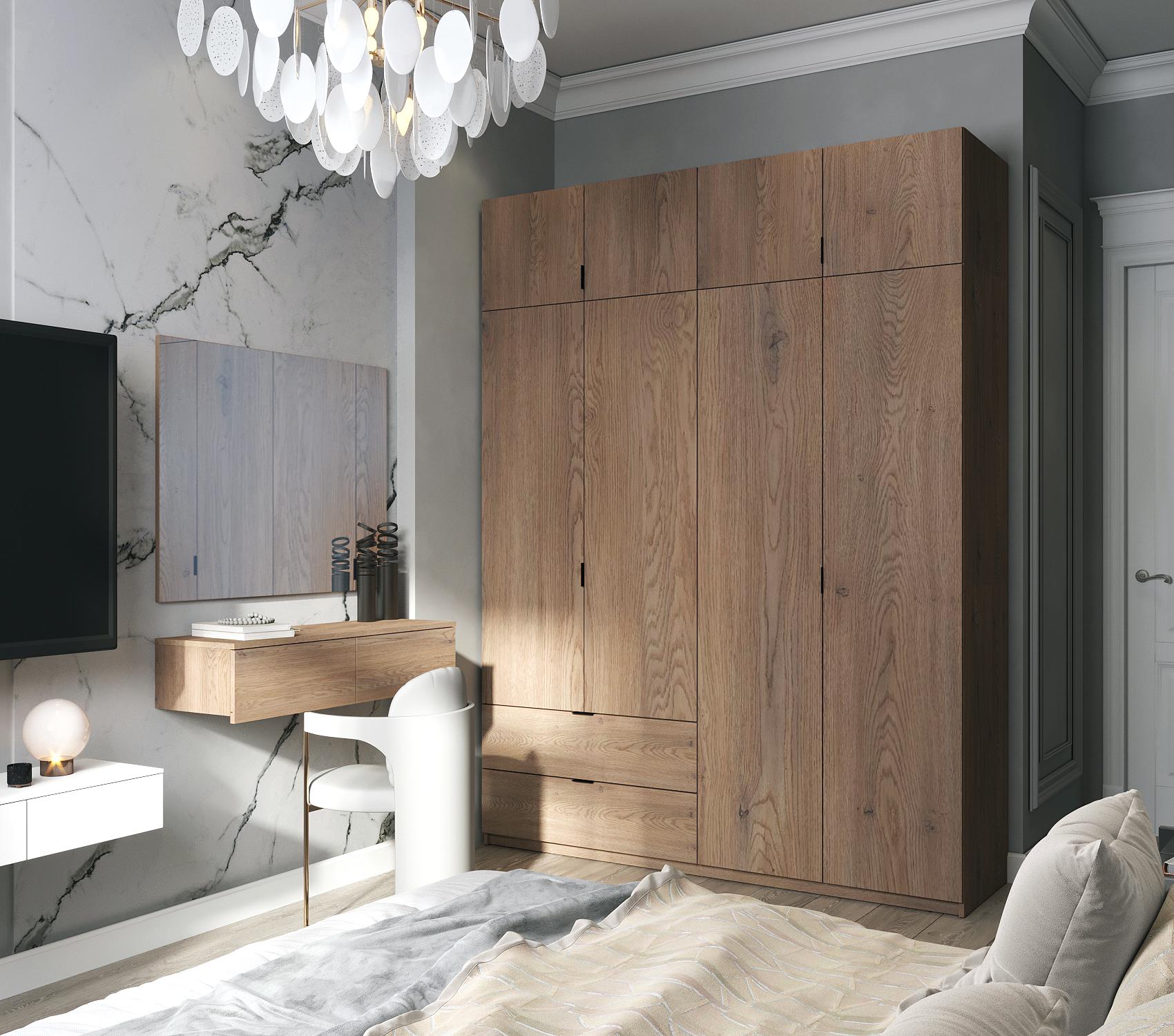 Шафа для одягу Doros Лукас 180х50х240 см (44900367)