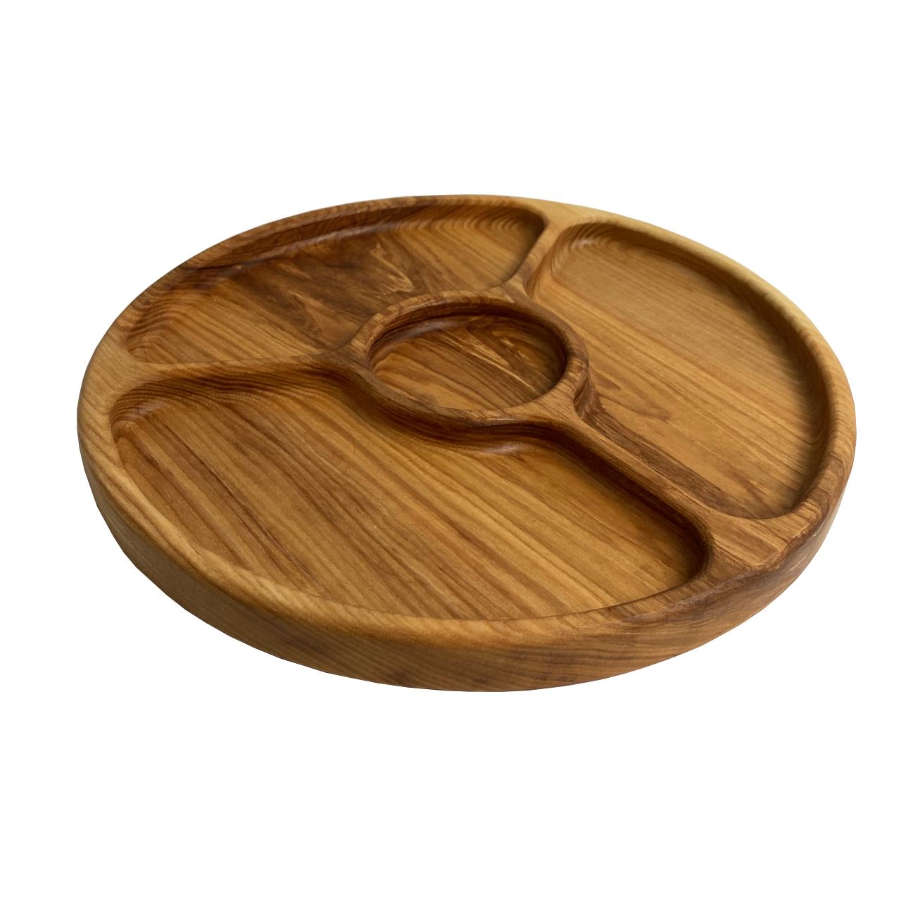 Менажница Колесо 30 см Ясень (11264332) - фото 2