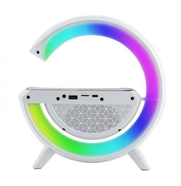 Нічник настільний RGB з бездротовою зарядкою і Bluetooth колонкою (17945799)
