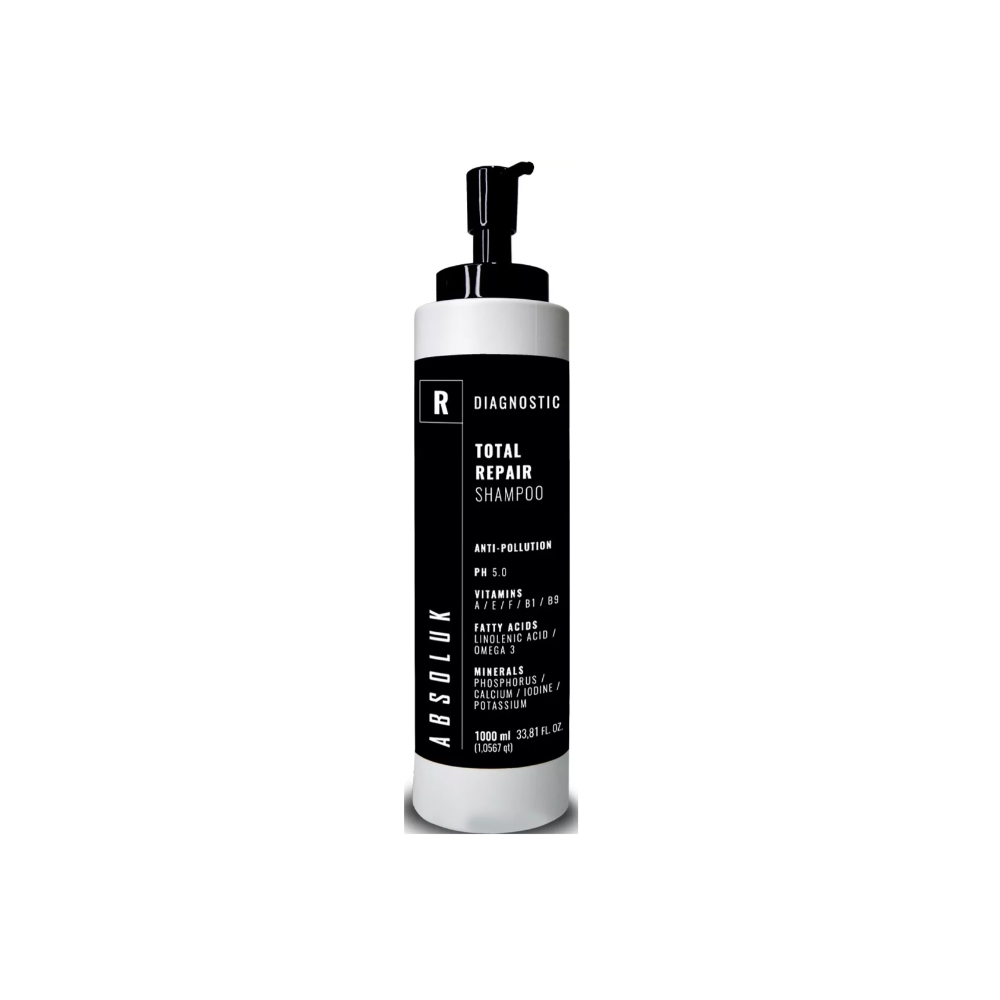 Шампунь для повного відновлення волосся ABSOLUK Diagnostic Total Repair Shampoo 1 л Шампунь для повного відновлення волосся ABSOLUK Diagnostic Total Repair Shampoo 1 л