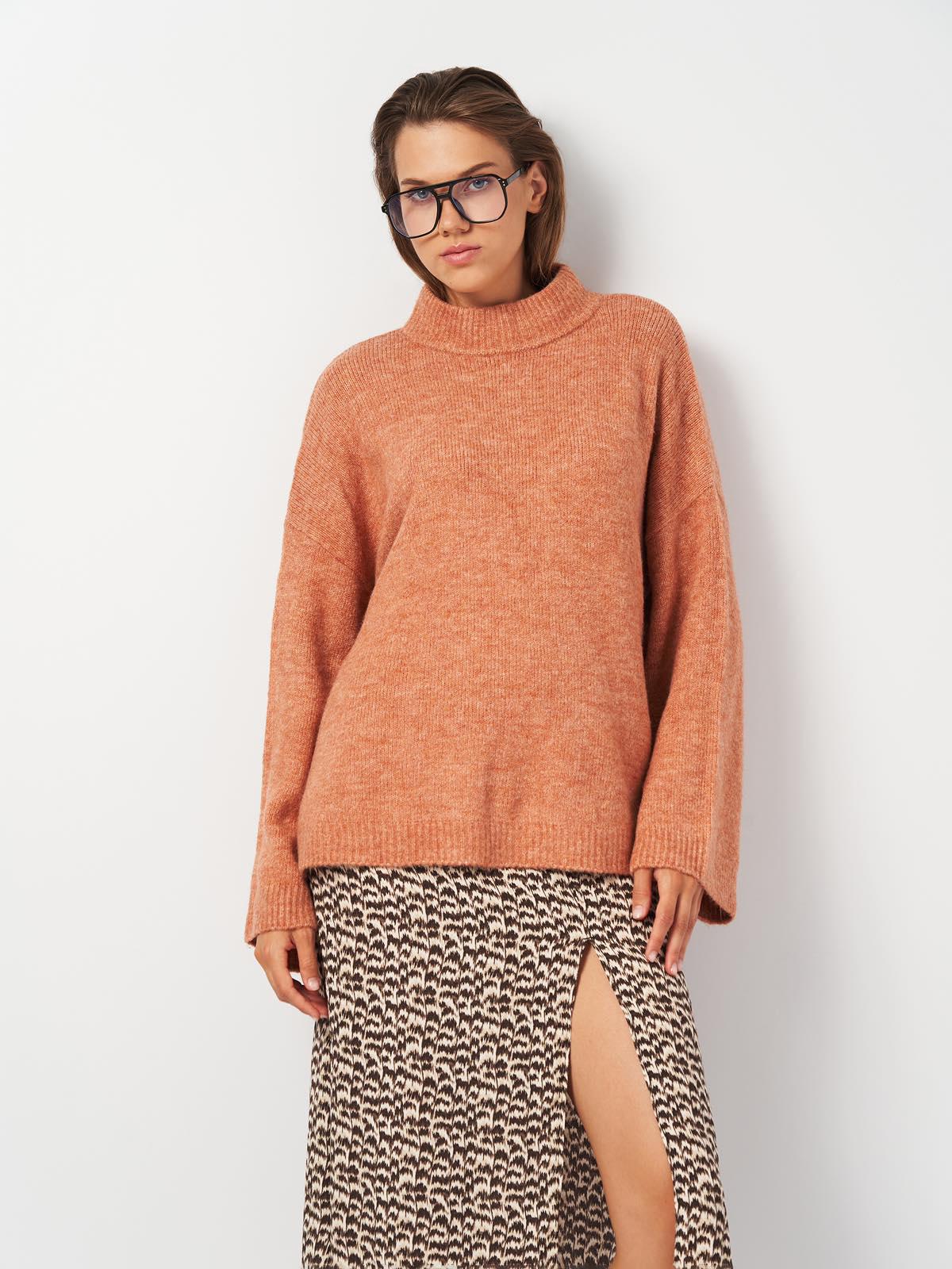 Свитер оверсайз M Кирпичный (2001004ral)