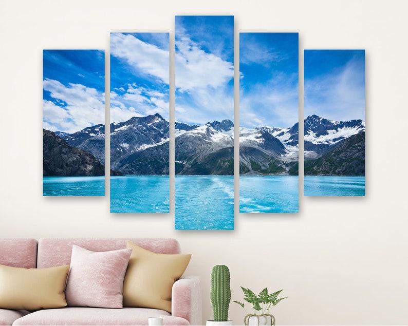 Модульная картина KIL Art Аляска на холсте из пяти частей 112x68 см (M51_M_341)