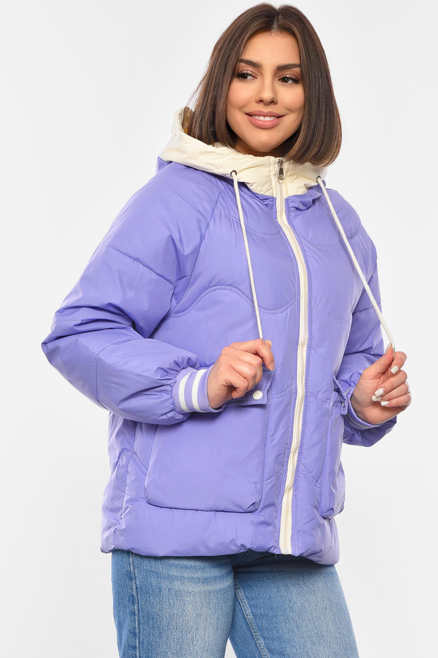 Куртка женская демисезонная L Сиреневый (192459)