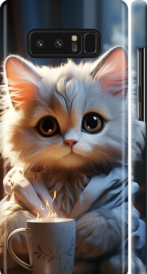 Чехол на Samsung Galaxy Note 8 White cat (5646m-1020-42517) Чехол на Samsung Galaxy Note 8 White cat (5646m-1020-42517)