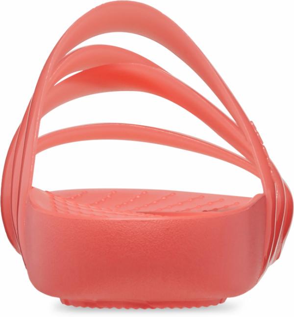 Шлепанцы Crocs Splash Glossy Strappy р. W7/EUR 37-38 Neon watermelon (13331478) - фото 5