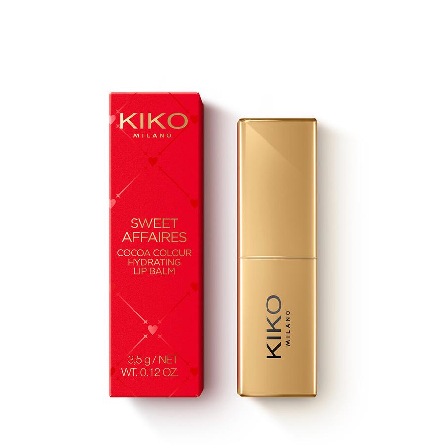 Увлажняющий бальзам Sweet Affaires Cocoa Colour Hydrating Lip Balm Kiko Milano 01 Какао - фото 3