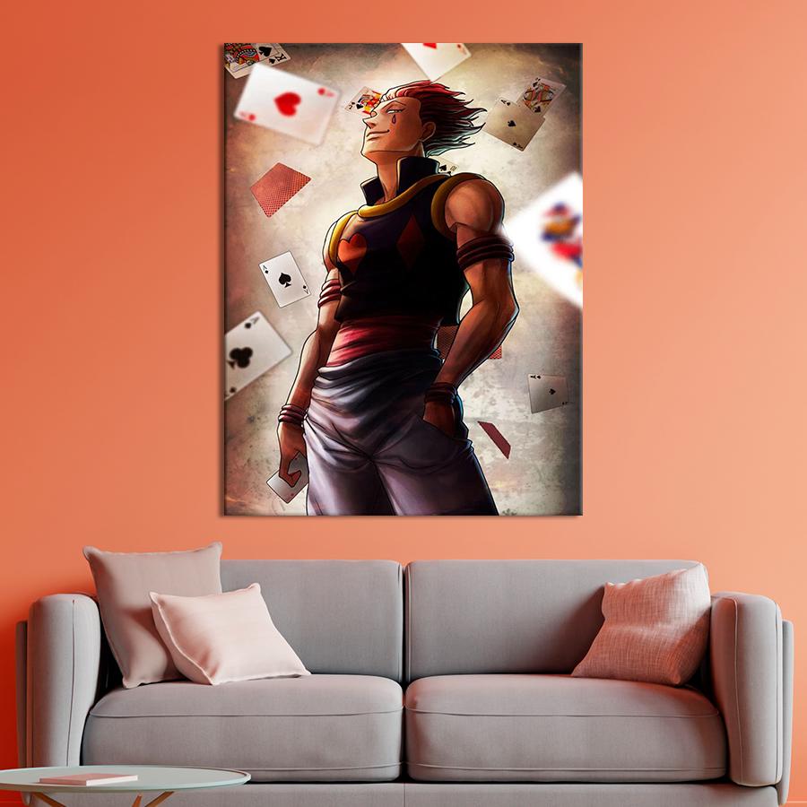 Настенний декор Хисока Мороу из аниме Hunter x Hunter 107x80 см (YA-40)