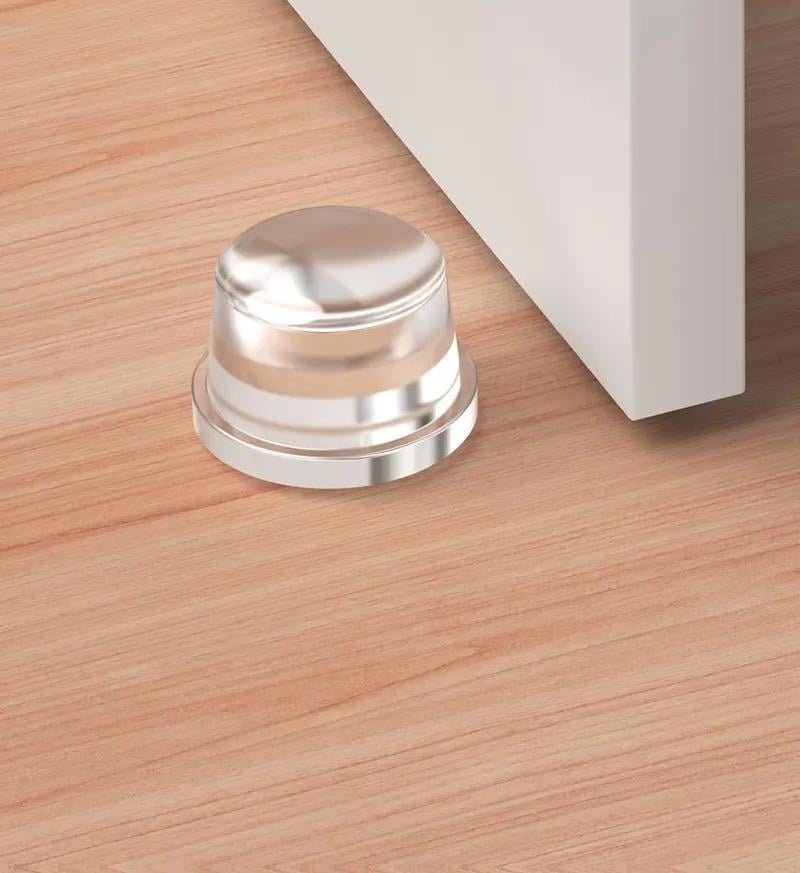 Стопор для дверей силиконовый на стену/пол Прозрачный (2789190567) - фото 2 Стопор для дверей силиконовый на стену/пол Прозрачный (2789190567) - фото 2