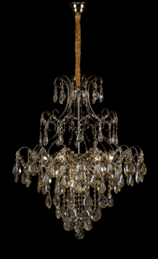 Кришталева люстра LA121/6/3 FGD Золото/Бежевий (AN000281) Кришталева люстра LA121/6/3 FGD Золото/Бежевий (AN000281)