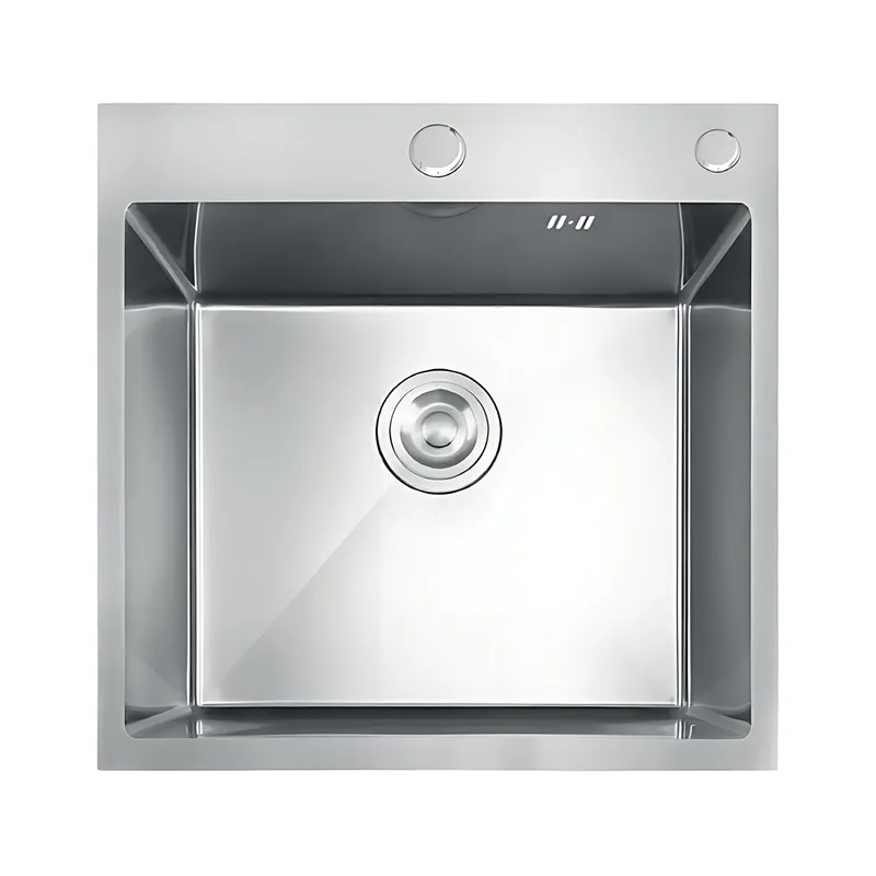 Мойка для кухни MIXXUS MH5050 Decor Nano-Silver из нержавеющей стали 3/0,8 мм (MI7040)