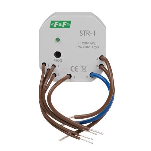 Реле керування ролокасетами F&F STR-1 230V AC AC-3 1,5A (27872400) Реле керування ролокасетами F&F STR-1 230V AC AC-3 1,5A (27872400)