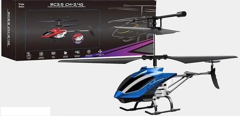 Гвинтокрил на радіокеруванні E 2208 A підсвічування вбудований акумулятор пульт 2,4G USB-кабель та гіроскоп в коробці