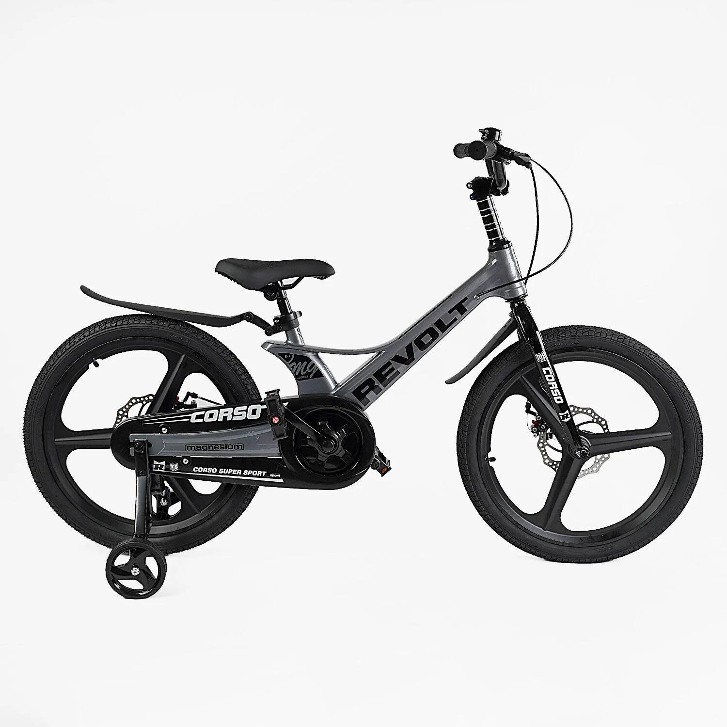 Велосипедй Corso REVOLT 2-х колесны собран на 75% 20" Grey (162138)