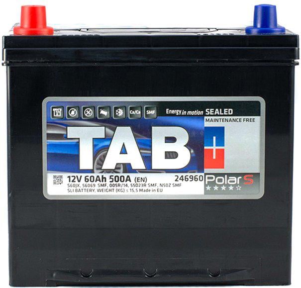 Аккумулятор TAB Polar S 60 Ah/12 V + - (246 960)