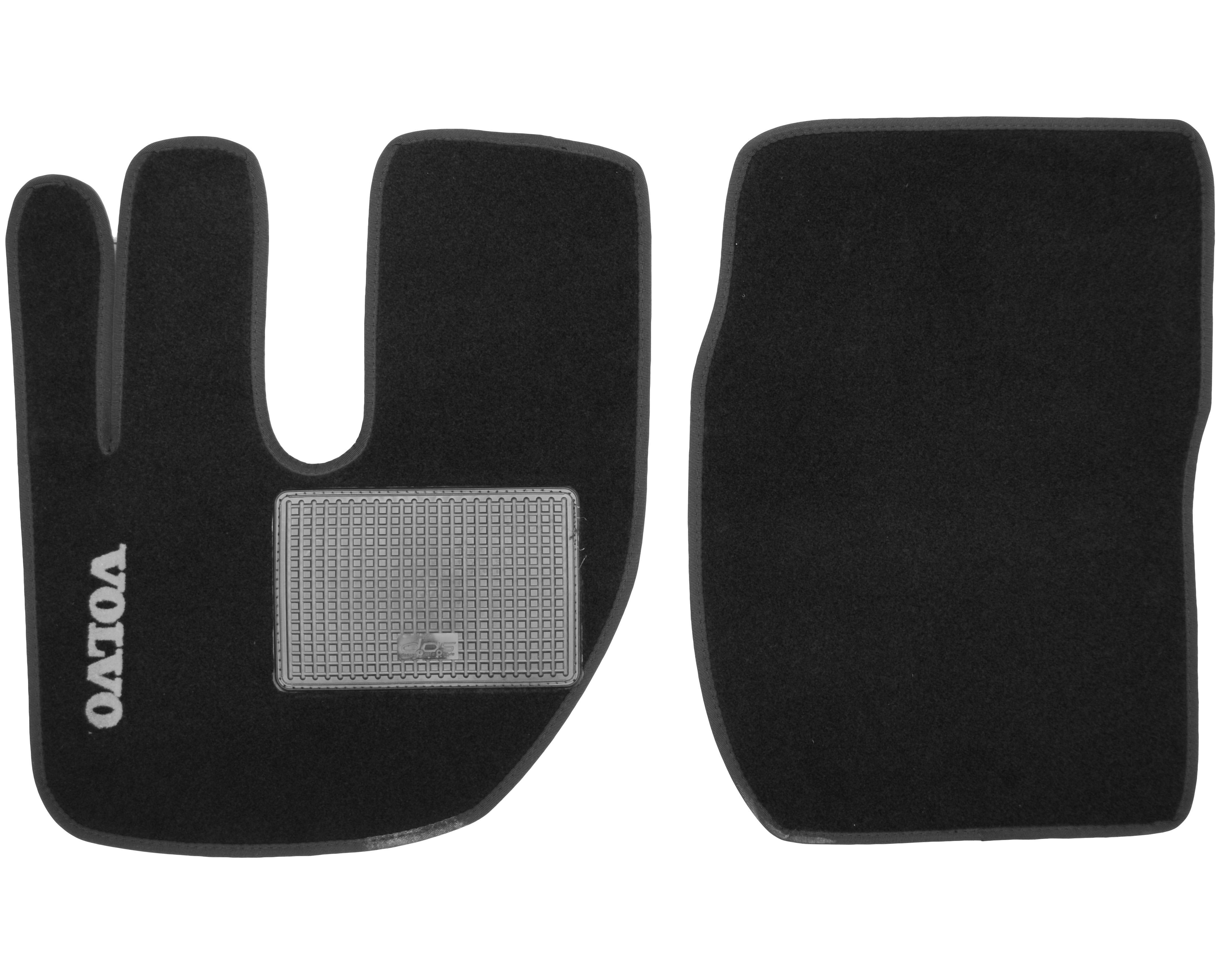 Коврики в салон для Volvo FH12 '93-02 короткий текстильные Черный (67687)