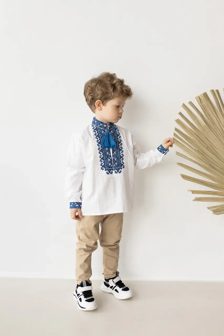 Вышиванка для мальчика Миколка 92 см - фото 2