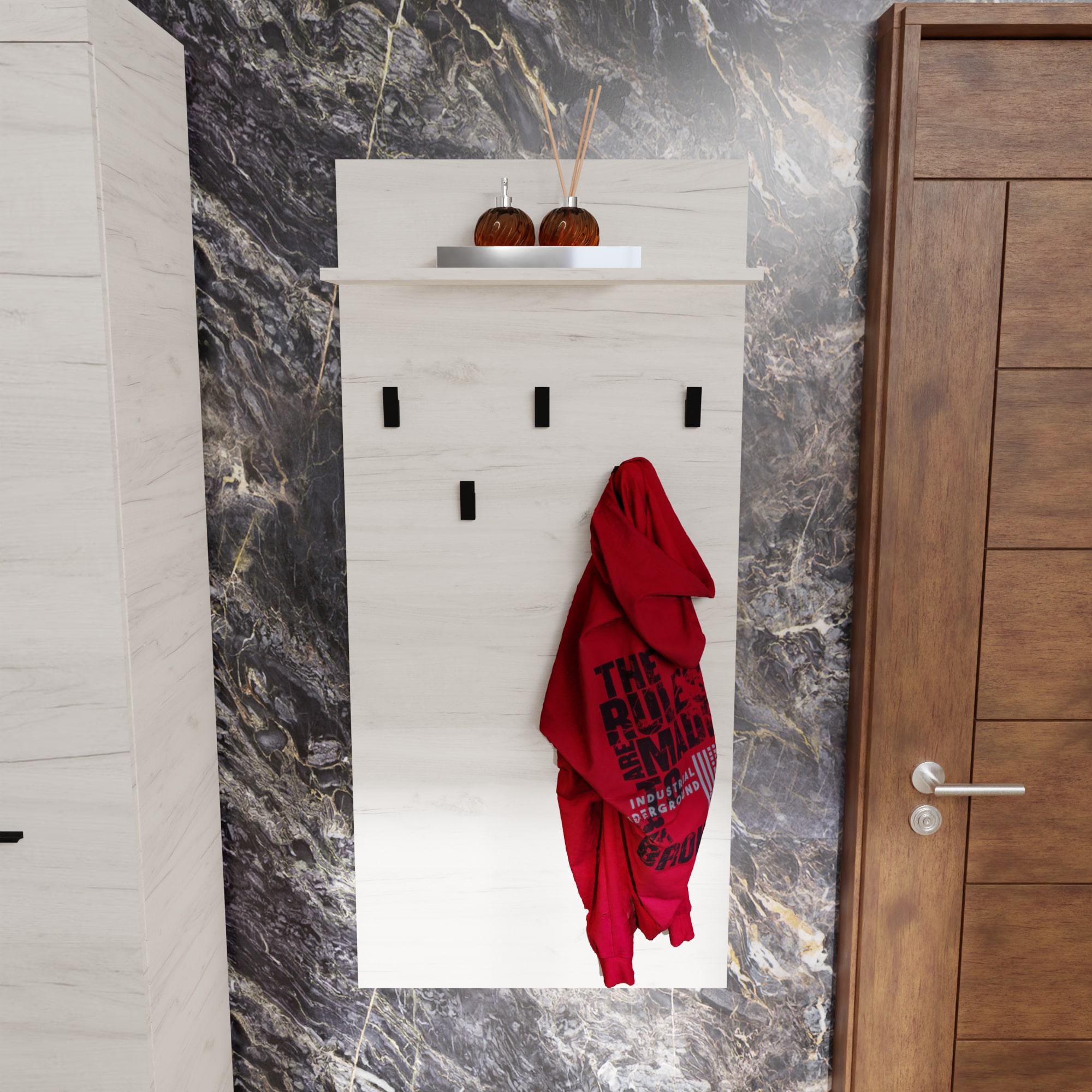 Вішалка на стіну Еверест Соната-600 Крафт білий (118372)