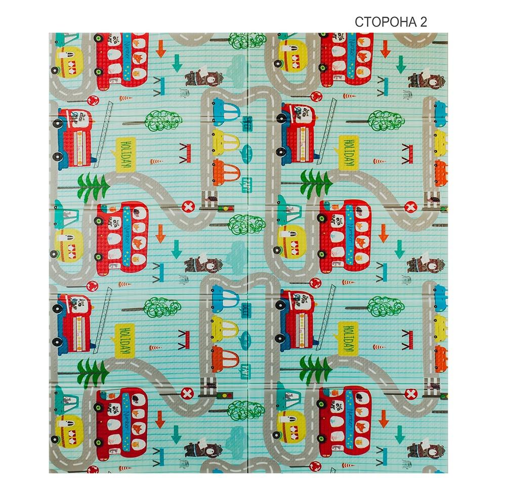 Розвиваючий термокилимок Poppet Транспорт/Зоольотчики ігровий дитячий 180х200х1 см (10017018) - фото 5 Розвиваючий термокилимок Poppet Транспорт/Зоольотчики ігровий дитячий 180х200х1 см (10017018) - фото 5