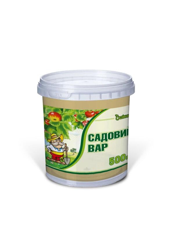Вар садовий для замазки свіжих зрізів плодових дерев і кущів 500 г