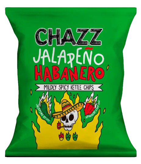 Чипси Chazz Chips Jalapeno Habanero з перцем 50 г (2268597222)