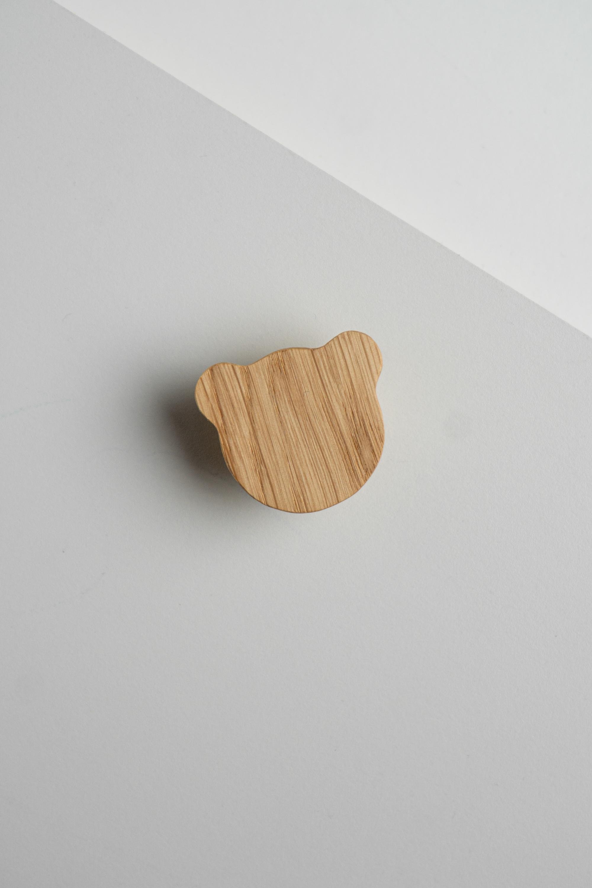 Меблева ручка Bear із дерева 43 мм - фото 3 Меблева ручка Bear із дерева 43 мм - фото 3