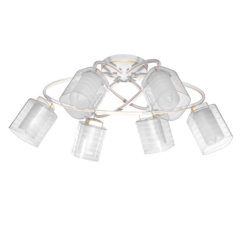 Люстра потолочная Brille в спальню E14 40W WH LK-633C/6 23-302