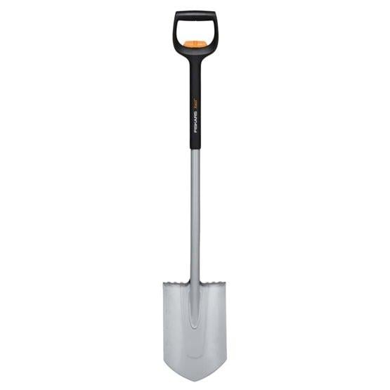 Лопата телескопическая с закругленным лезвием Fiskars Xact (1066732)