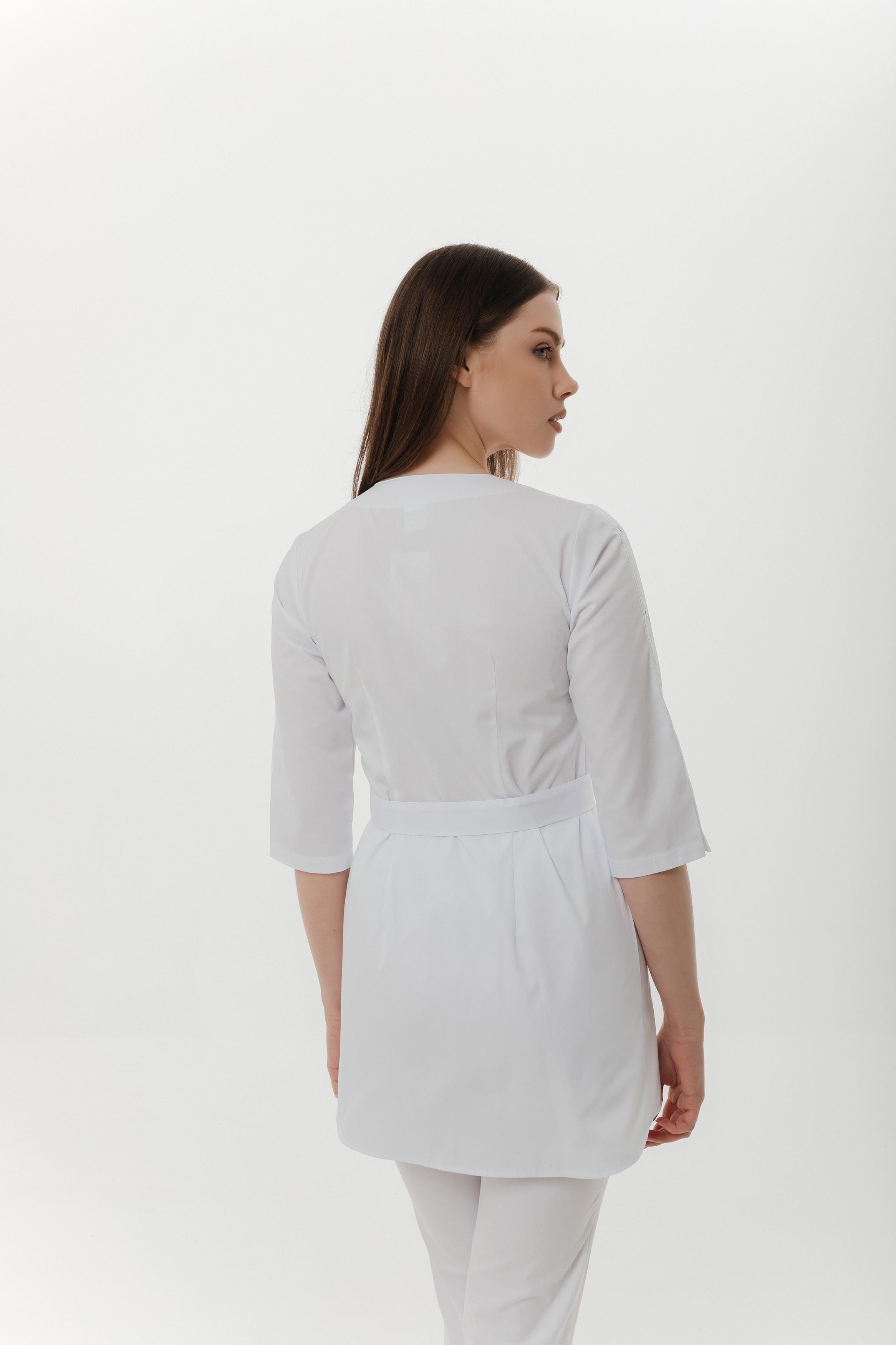 Халат-туника Касабланка р. 46 Белый (434131-46) - фото 2