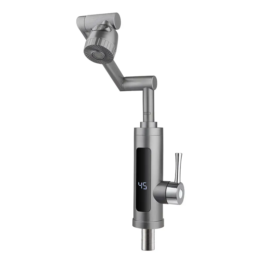 Водонагреватель проточный с подогревом электрический для кухни мини LED экран 3,3 кВт - фото 1 Водонагреватель проточный с подогревом электрический для кухни мини LED экран 3,3 кВт - фото 1