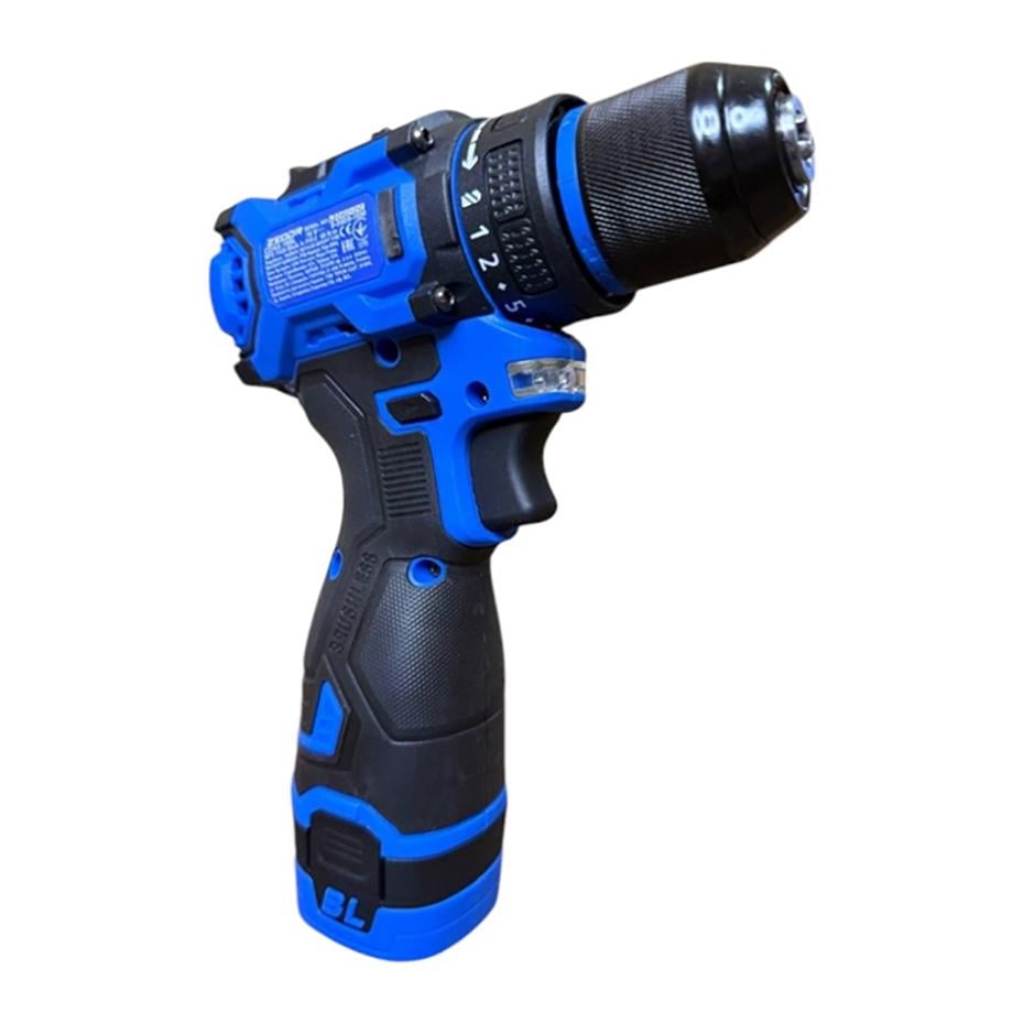 Шуруповерт аккумуляторный бесщеточный Zegor CDAX-16BL/16В/45 Нм/две скорости/2 батареи 16 В 2 Ач/реверс/подсветка/кейс - фото 3 Шуруповерт аккумуляторный бесщеточный Zegor CDAX-16BL/16В/45 Нм/две скорости/2 батареи 16 В 2 Ач/реверс/подсветка/кейс - фото 3