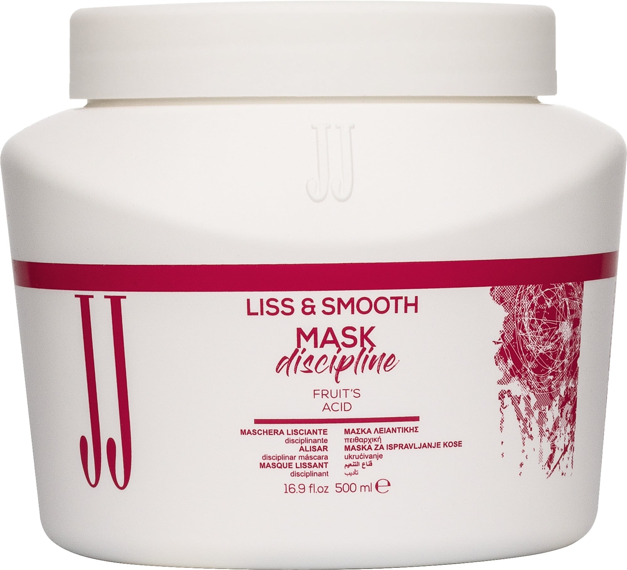 Маска для гладкості неслухняного волосся JJ's LISS & SMOOTH 500 мл (10371)