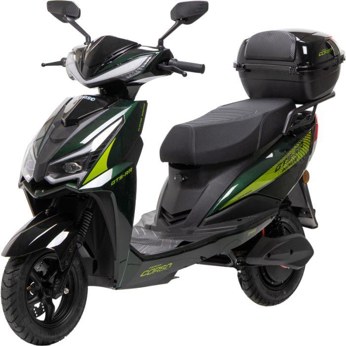 Электроскутер двухместный Corso GTS-RR 2000W 72V/30Ah Зеленый