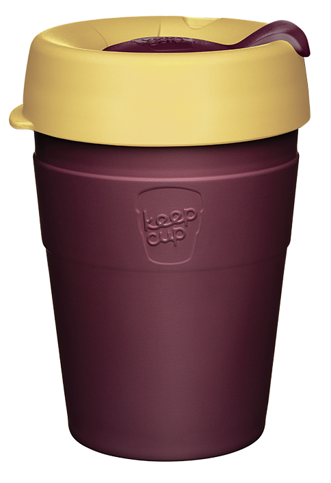 Термочашка KeepCup Thermal Nightfall 340 мл Бордовый/Желтый