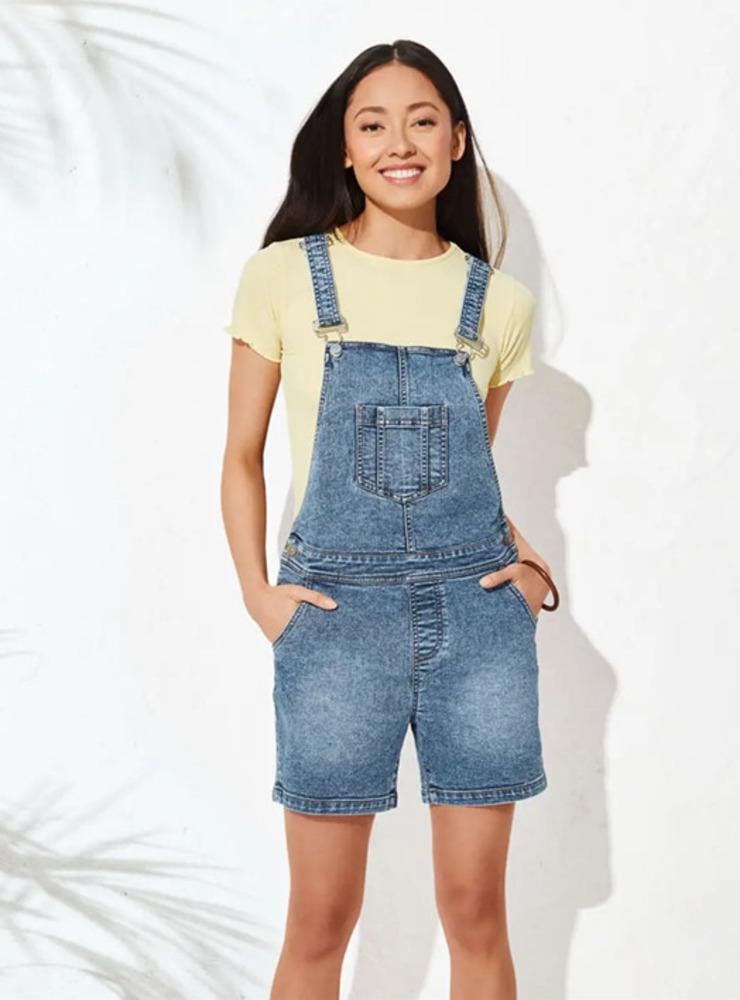 Комбинезон женский ромпер Esmara р. 44 Голубой (OV0008W065) - фото 1 Комбинезон женский ромпер Esmara р. 44 Голубой (OV0008W065) - фото 1