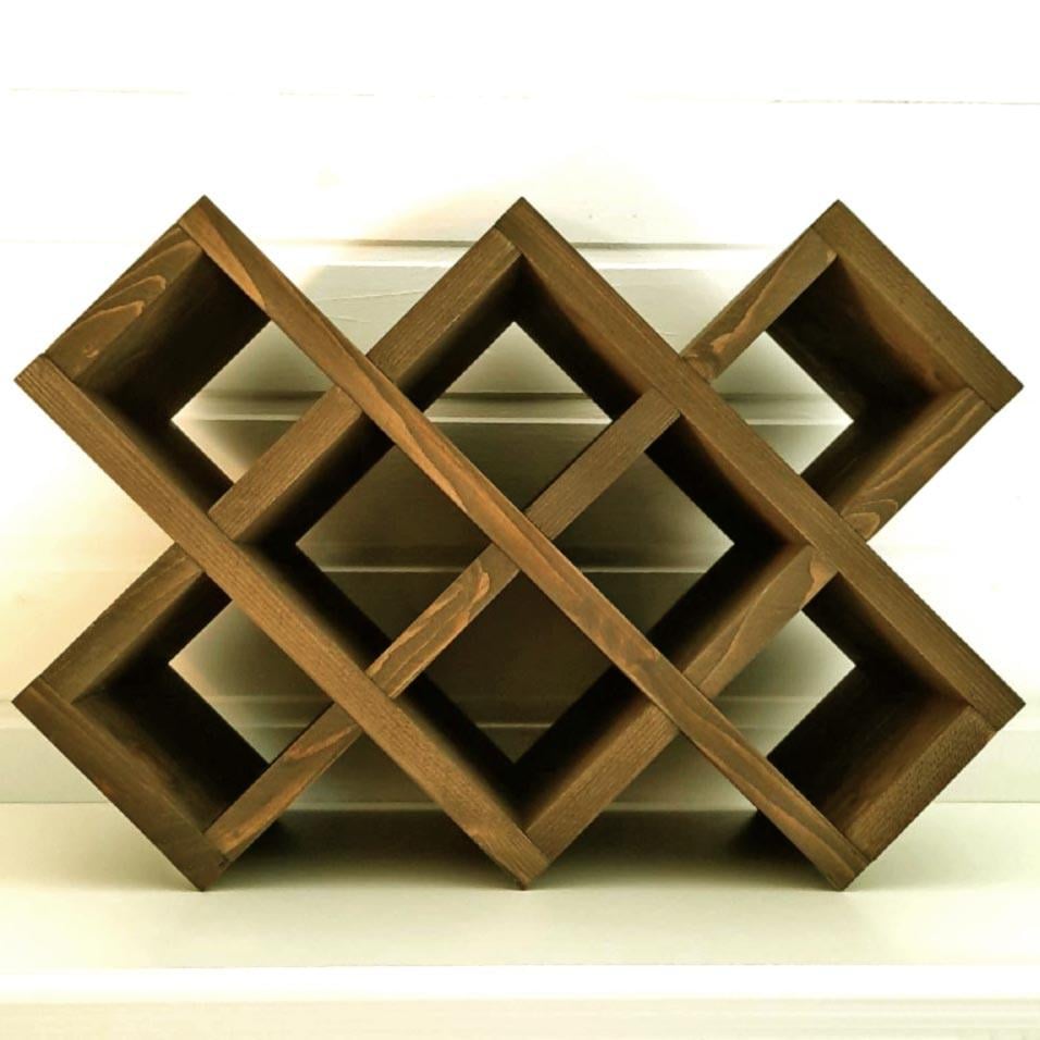 Полка для вина настольная Ориндж Латте (Впс-015116)